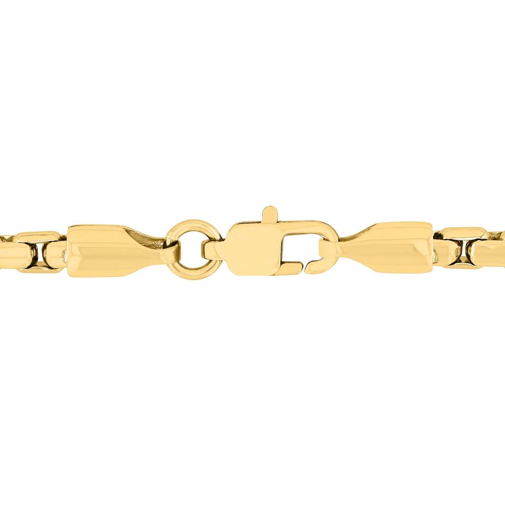 Diamond Lion Head Pendant in Yellow Gold-Tone Ion-Plated Stainless Steel (1/4 ct. tw.) – Image 4 of 4