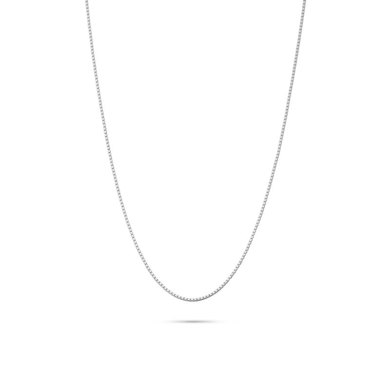 Box Chain in Sterling Silver, 16&quot; – Image 1 of 3