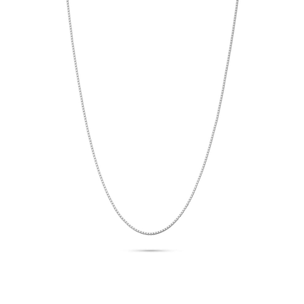 Box Chain in Sterling Silver, 16" – Image 1 of 5