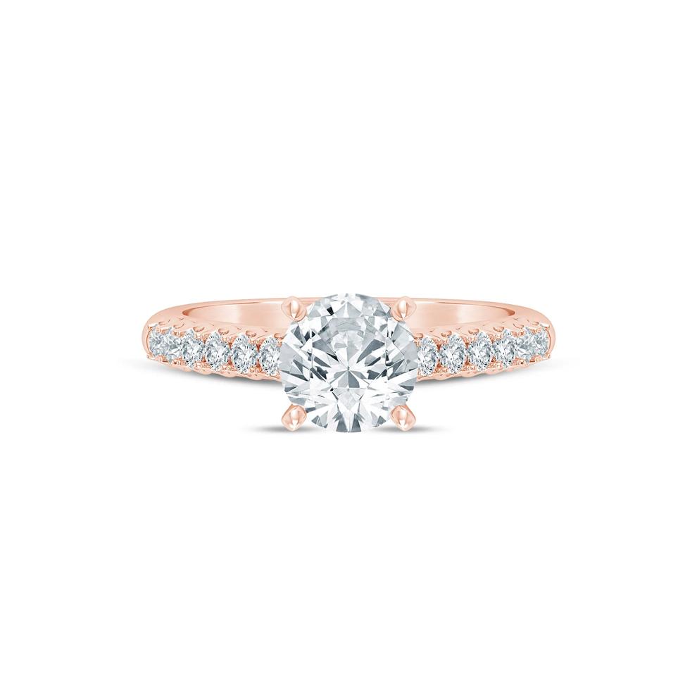 Lab Grown Diamond Semi-Mount Ring in 14K Rose Gold (1/2 ct. tw.) – Image 1 of 6