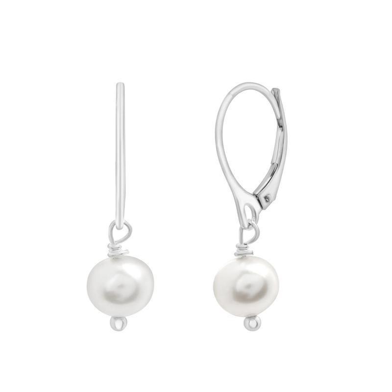 Freshwater Cultured Pearl Earring, Bracelet and Necklace Box Set in Sterling Silver – Image 6 of 7