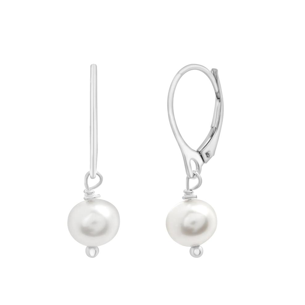 Freshwater Cultured Pearl Earring, Bracelet and Necklace Box Set in Sterling Silver – Image 6 of 7