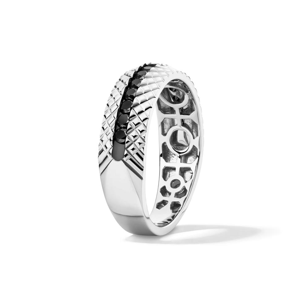 Black Diamond Band in 10K White Gold (1/2 ct. tw.) – Image 3 of 4