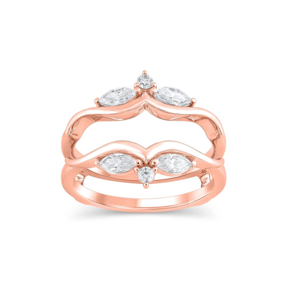 Lab Grown Diamond Ring Insert in 14K Rose Gold (5/8 ct. tw.) – Image 1 of 3