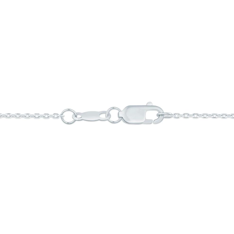 Lab Grown Diamond Halo Pendant in 14K White Gold (1/2 ct. tw.) – Image 3 of 3
