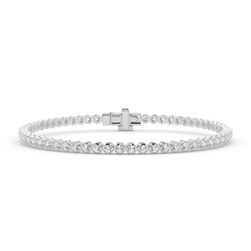 Diamond Tennis Bracelet in 10K White Gold (2 ct. tw.) – Image 1 of 4