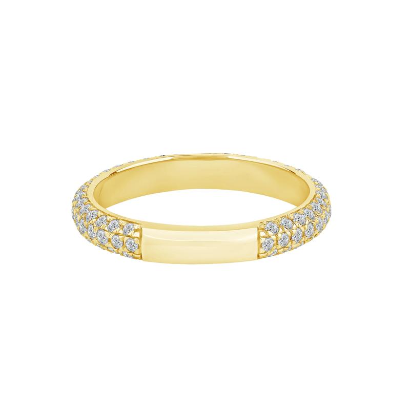 &ldquo;Darcy&rdquo; Lab Grown Diamond Anniversary Band in 18K Yellow Gold &#40;3/4 ct. tw.&#41; – Image 4 of 4