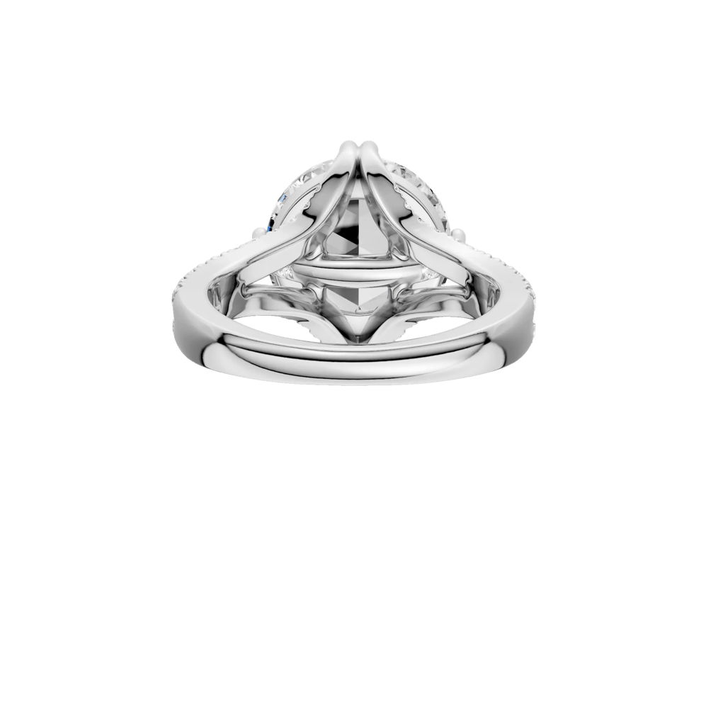 Serenity Lab Grown Diamond Engagement Ring in Platinum (4 1/2 ct. tw.) – Image 5 of 5