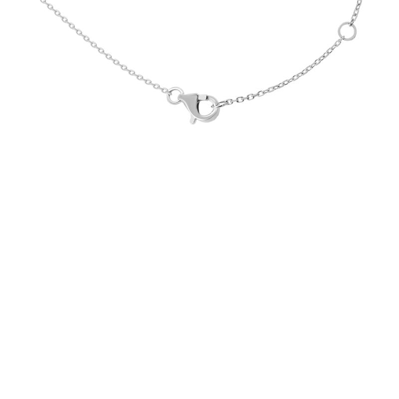 Aquamarine and Diamond Accent Pendant in 10K White Gold – Image 4 of 4