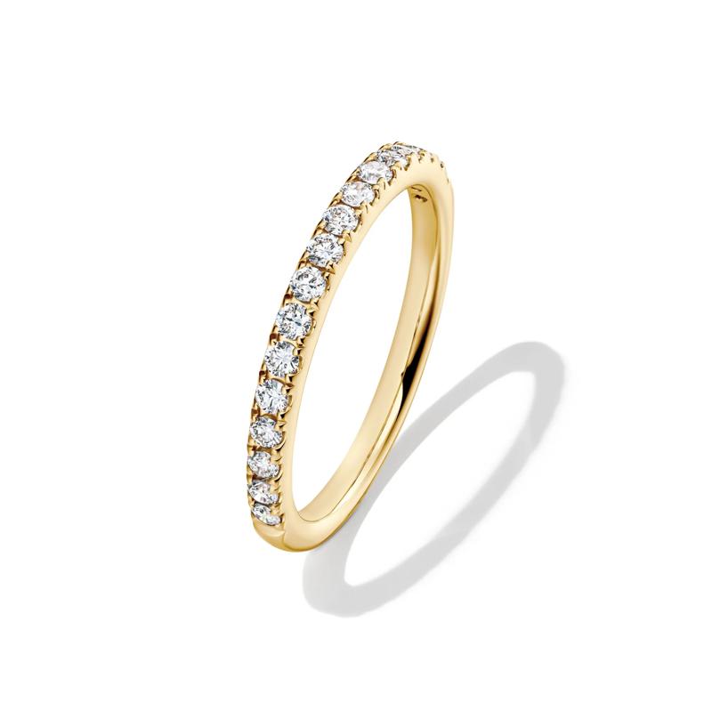 1/3 ct. tw. Lab Grown Diamond Band in 14K Yellow Gold – Image 4 of 4