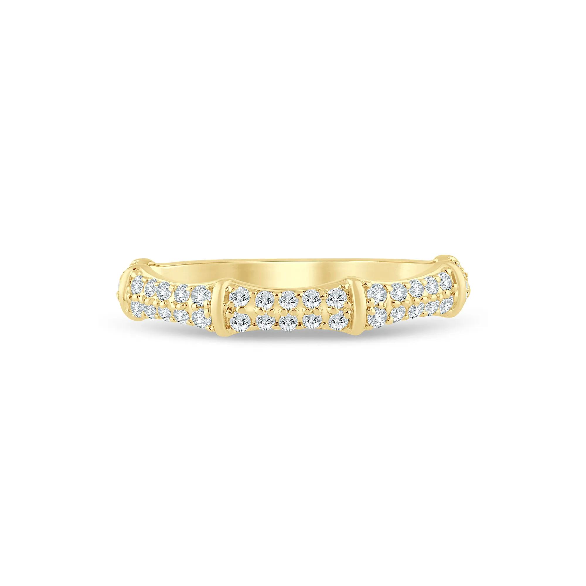 1/3 ct. tw. Lab Grown Diamond Anniversary Band Ring | 14K Yellow Gold | Size 9 | 1.5mm | Helzberg Lab Grown Diamonds