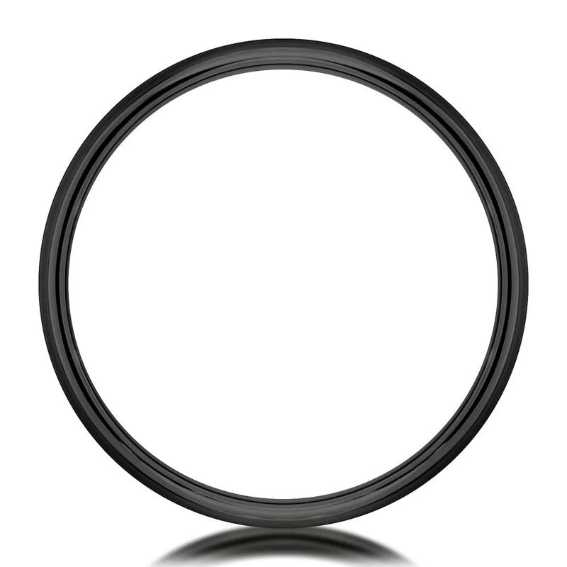 Men&#39;s Band in Black Titanium, 7MM – Image 2 of 3