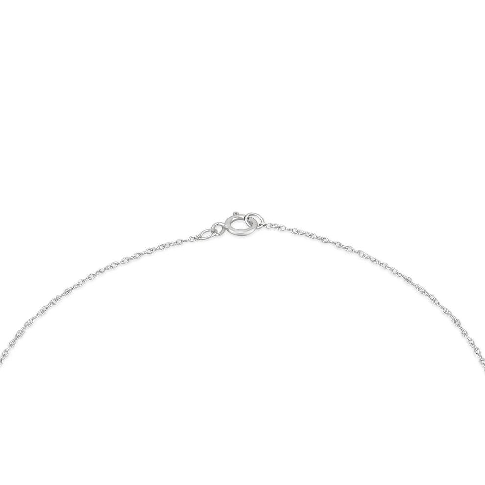 Diamond Cross Pendant Necklace in 10K White Gold (1/4 ct. tw.) – Image 4 of 4