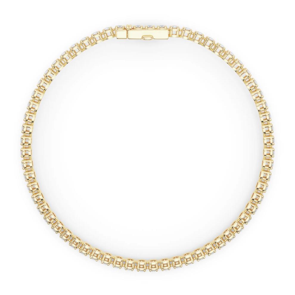 Diamond Tennis Bracelet in 10K Yellow Gold (2 ct. tw.) – Image 2 of 4