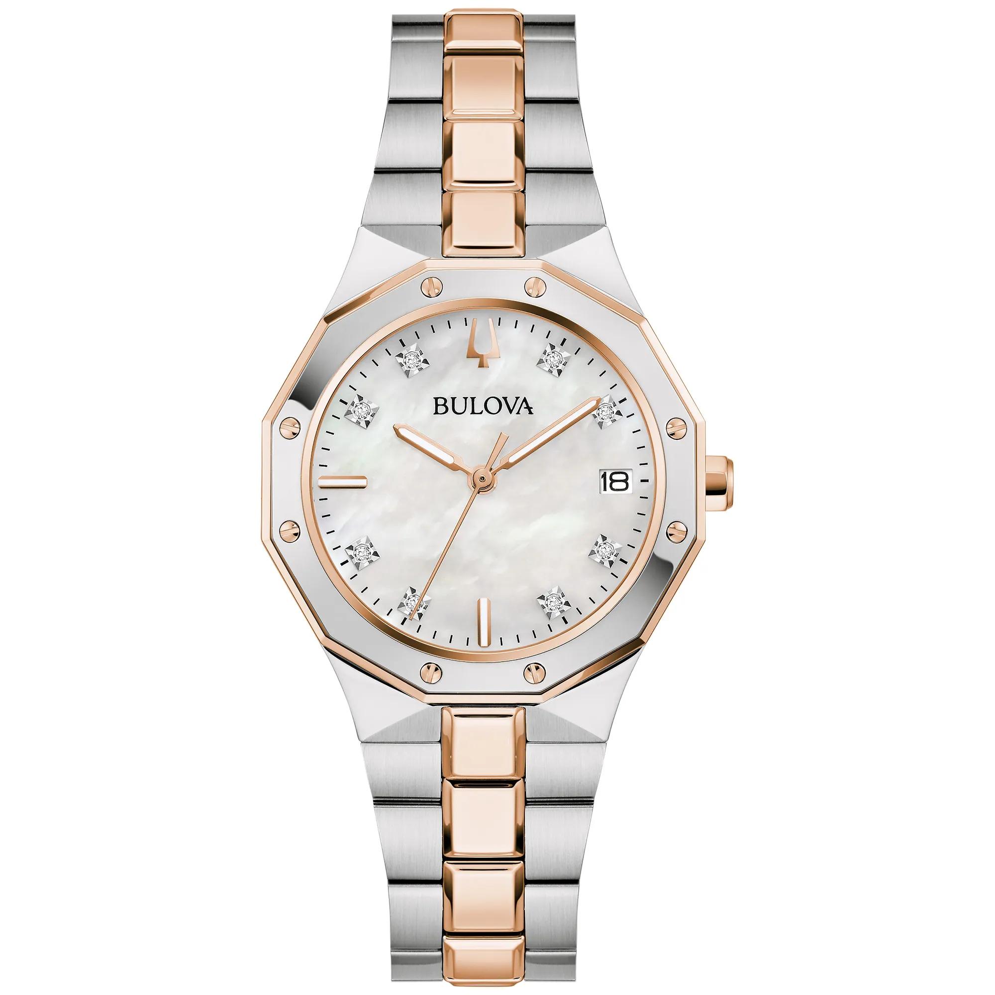 Bulova® Ladies' Prestige Watch in Two-Toned Rose Gold