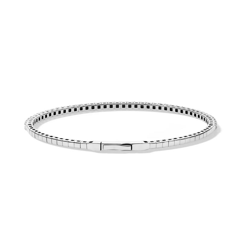 Diamond Flex Bangle Bracelet in 10K White Gold &#40;1 ct. tw.&#41;  – Image 2 of 2