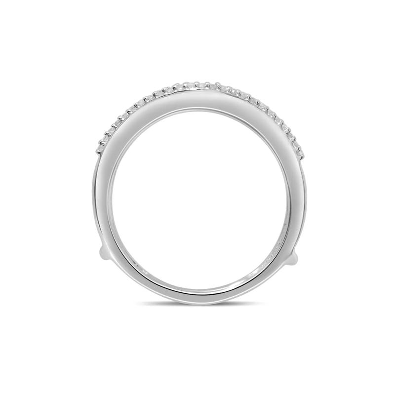 1/2 ct. tw. Diamond Ring Enhancer in 14K White Gold – Image 2 of 3