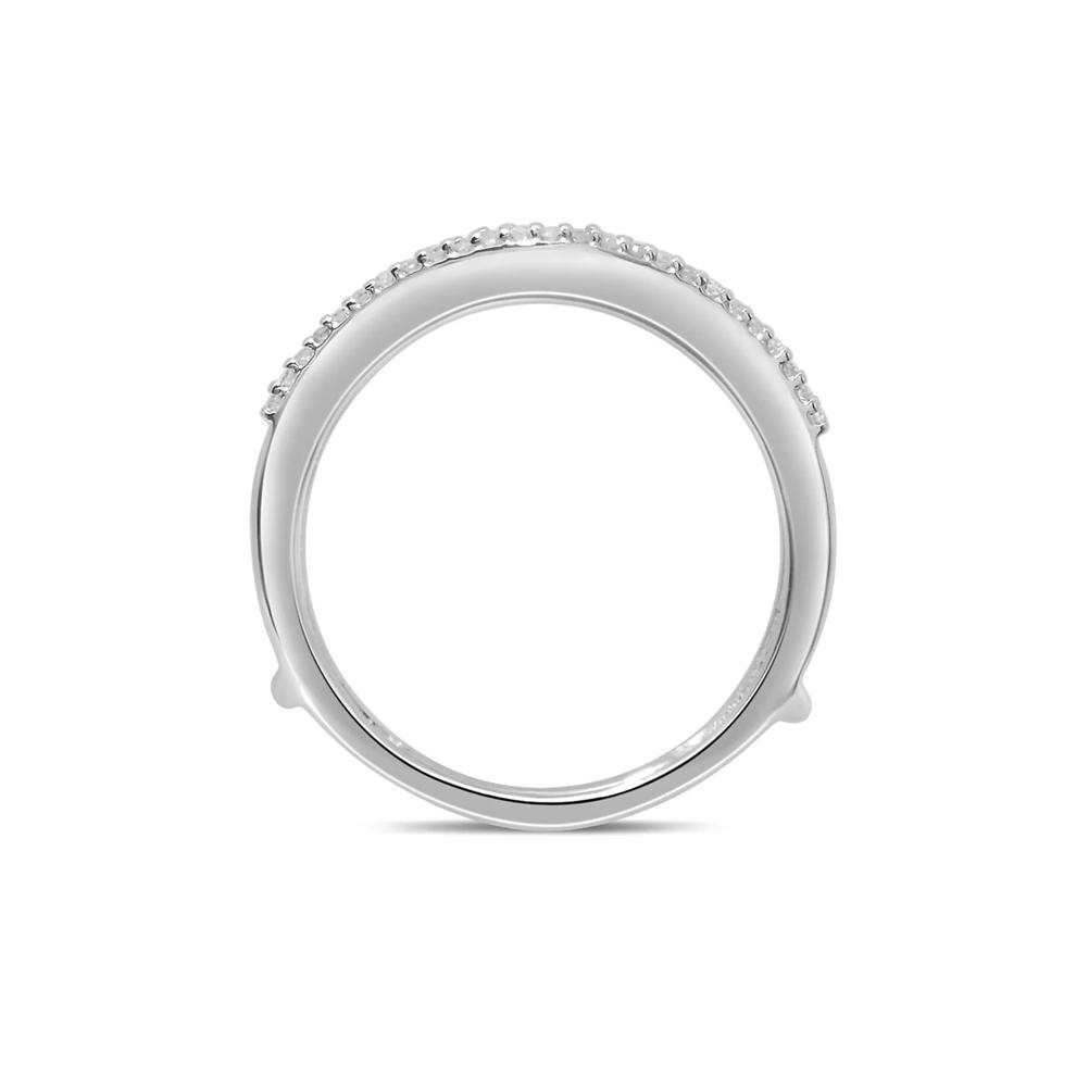 1/2 ct. tw. Diamond Ring Enhancer in 14K White Gold – Image 2 of 3