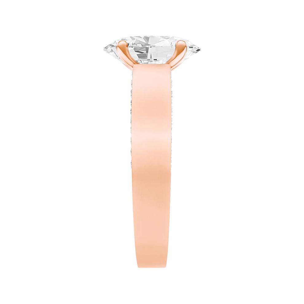 Lexi Lab Grown Diamond Engagement Ring in 14K Rose Gold (3 1/3 ct. tw.) – Image 3 of 5