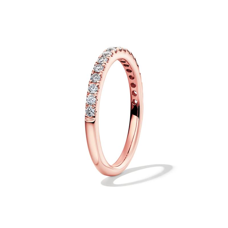 1/3 ct. tw. Lab Grown Diamond Band in 14K Rose Gold – Image 3 of 4
