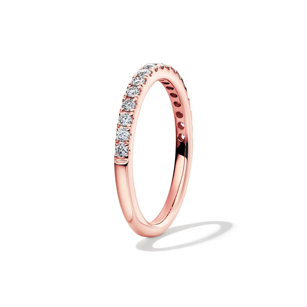 1/3 ct. tw. Lab Grown Diamond Band in 14K Rose Gold – Image 3 of 4