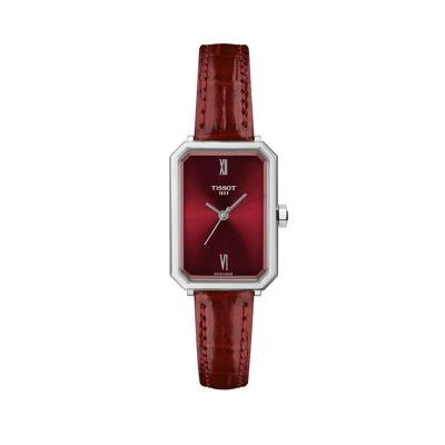 Ladies' SRV Watch in Red Leather