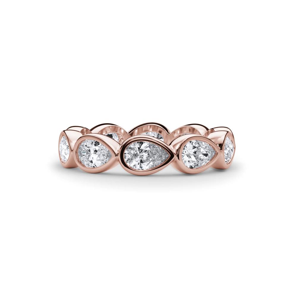 Lab Grown Diamond Bezel-Set Eternity Band in 14K Rose Gold (2 1/4 ct. tw.) – Image 1 of 4