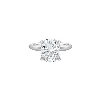 Lab Grown Diamond Elongated Cushion-Cut Engagement Ring in 14K White Gold (2 ct. tw.)