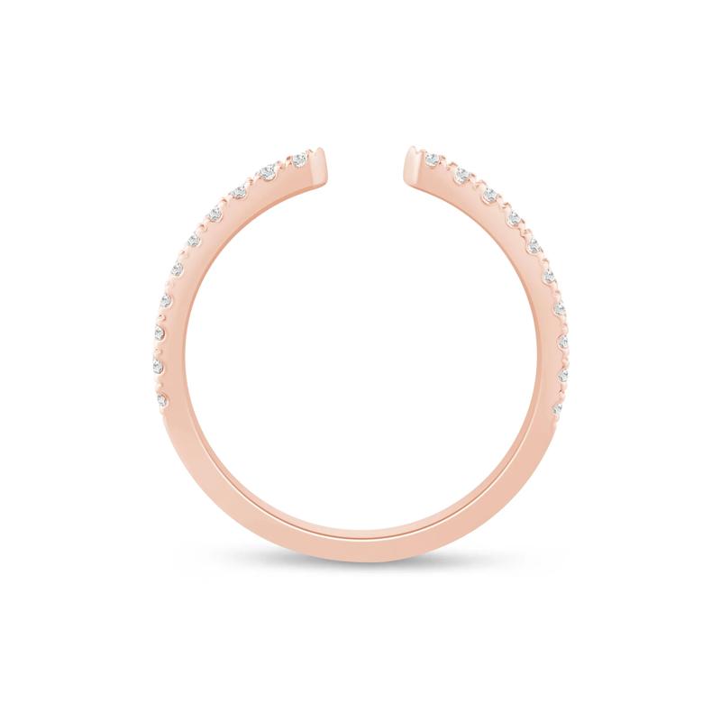 Lab Grown Diamond Open Band in 14K Rose Gold &#40;1/4 ct. tw.&#41; – Image 2 of 3