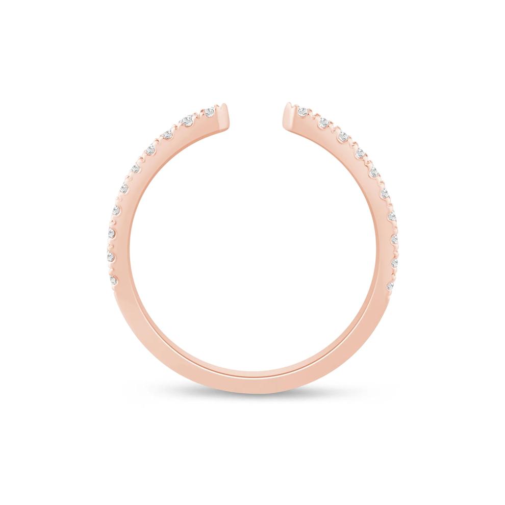 Lab Grown Diamond Open Band in 14K Rose Gold (1/4 ct. tw.) – Image 2 of 3