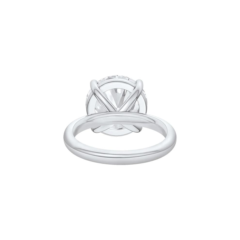 Lab Grown Diamond Round Solitaire Ring in 14K White Gold (7 ct.) – Image 4 of 4