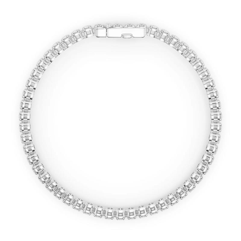 Diamond Tennis Bracelet in 10K White Gold (4 ct. tw.) – Image 2 of 4