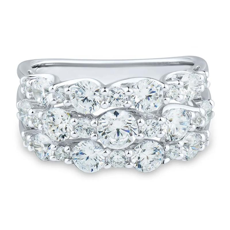 2 ct. tw. Lab Grown Diamond Band in 14K White Gold – Image 1 of 3