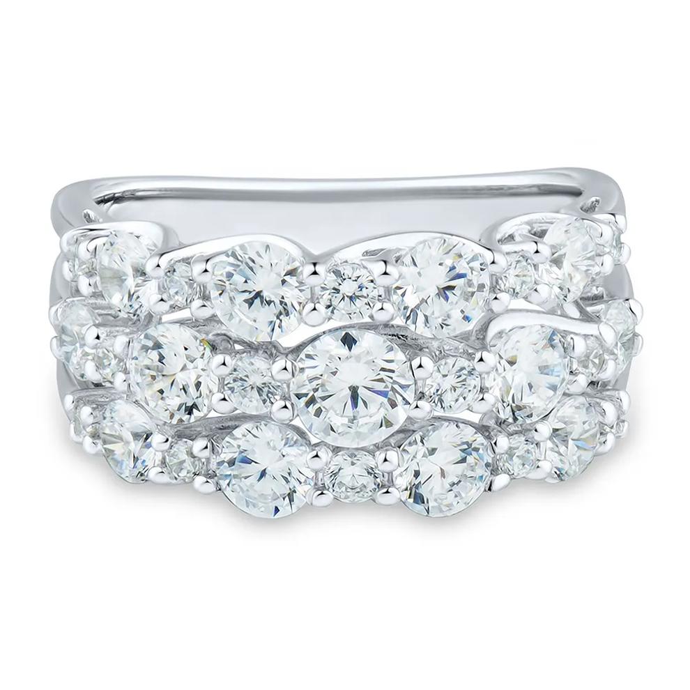 2 ct. tw. Lab Grown Diamond Band in 14K White Gold – Image 1 of 3