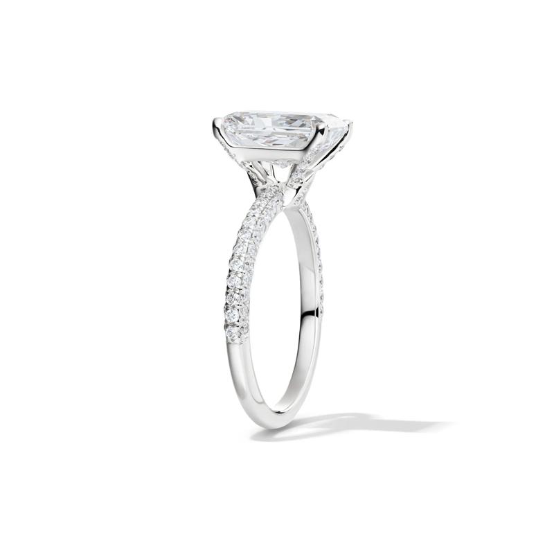 Isla Lab Grown Diamond Engagement Ring in 14K White Gold &#40;3 5/8 ct. tw.&#41; – Image 3 of 4