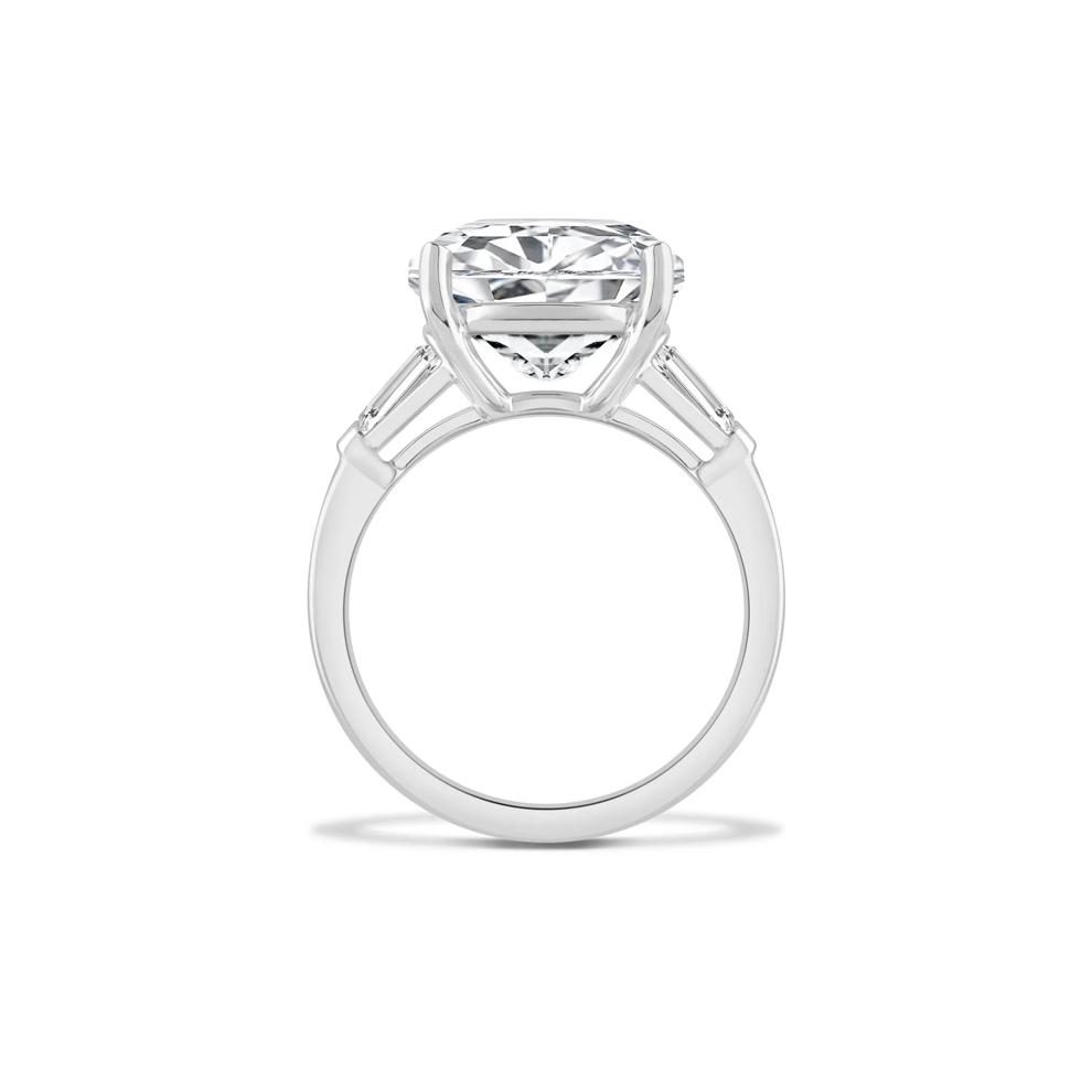 Lab Grown Diamond Elongated Cushion Engagement Ring in 14K White Gold (10 1/2 ct. tw.) – Image 2 of 4