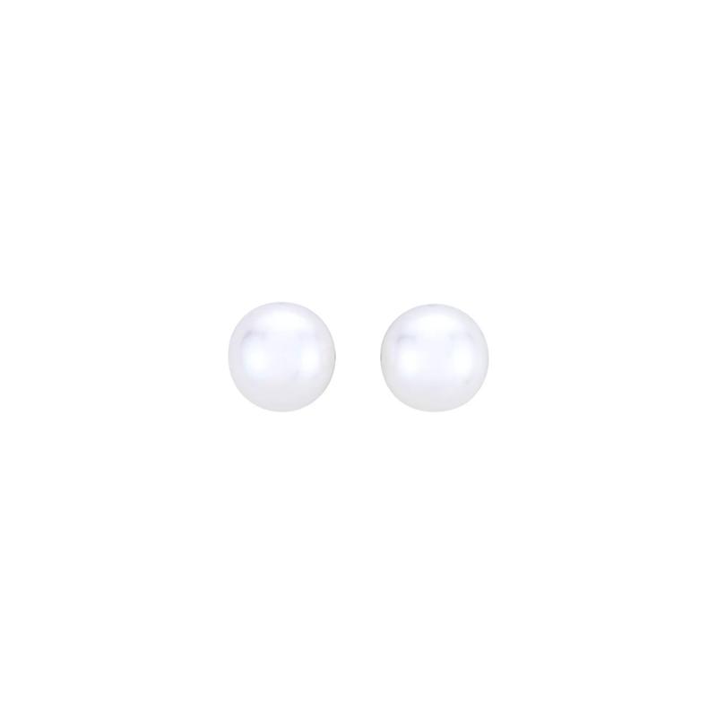 Freshwater Cultured Pearl Earrings in 10K Yellow Gold – Image 2 of 3