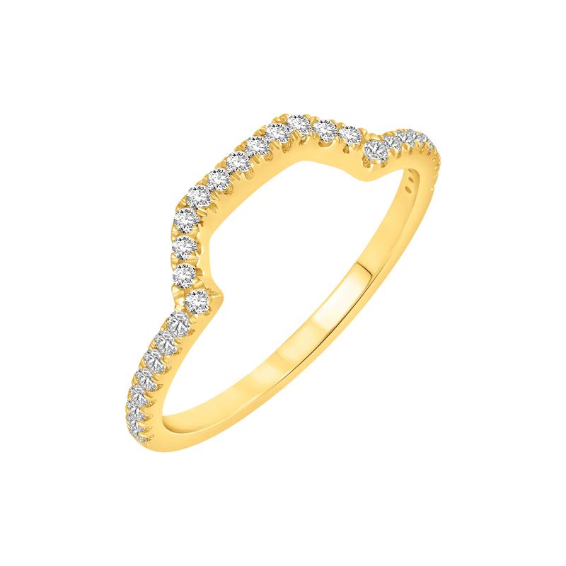 Diamond Three-Piece Bridal Set in 14K Yellow Gold – Image 5 of 6