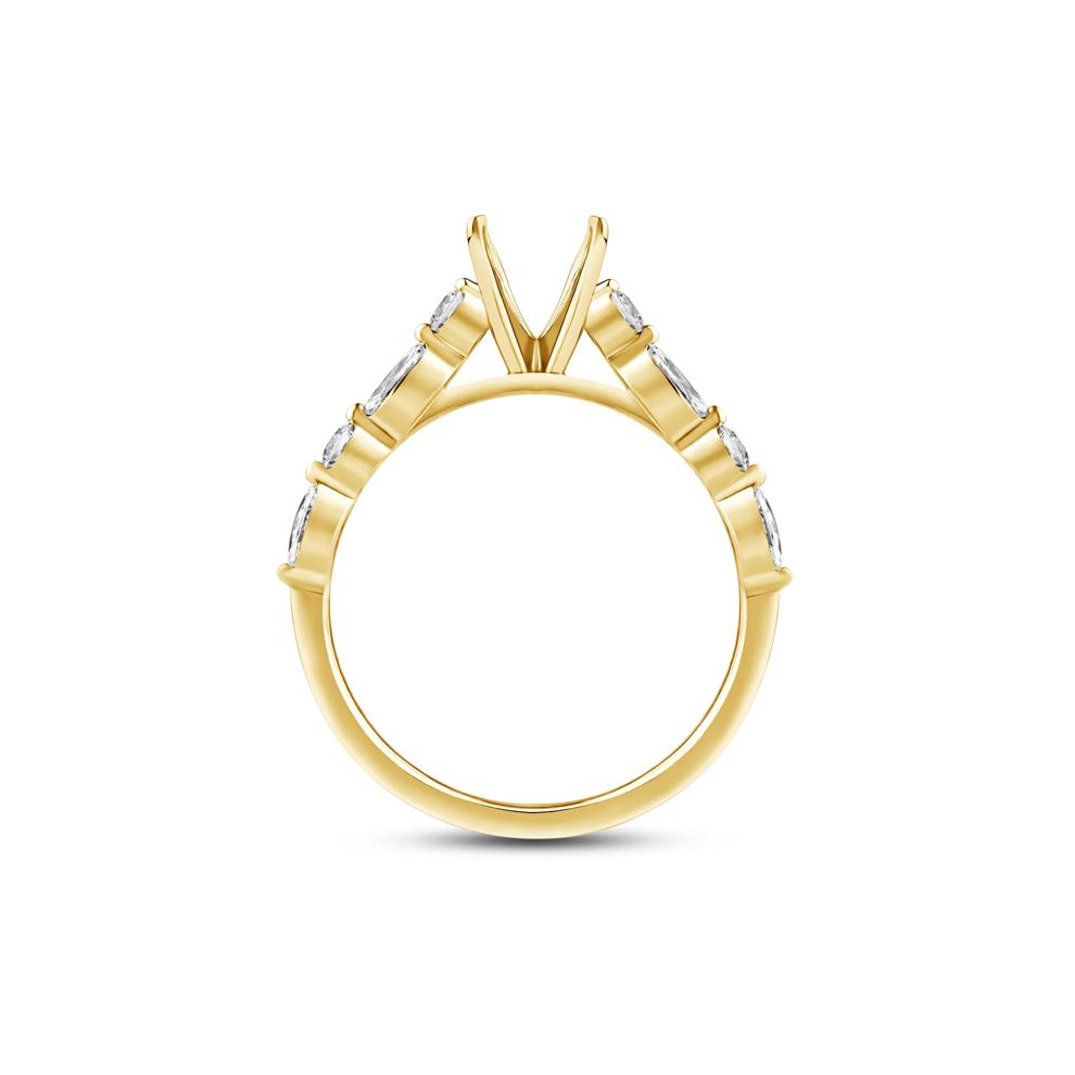Diamond Semi-Mount in 14K Yellow Gold (1/2 ct. tw.) – Image 2 of 6