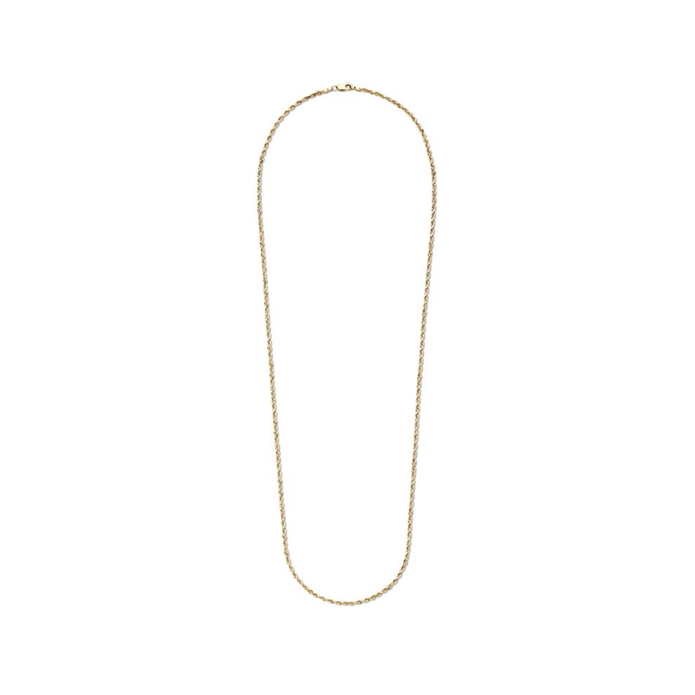 Solid Glitter Rope Chain in 14K Yellow Gold, 2.15MM, 24&rdquo; – Image 2 of 5