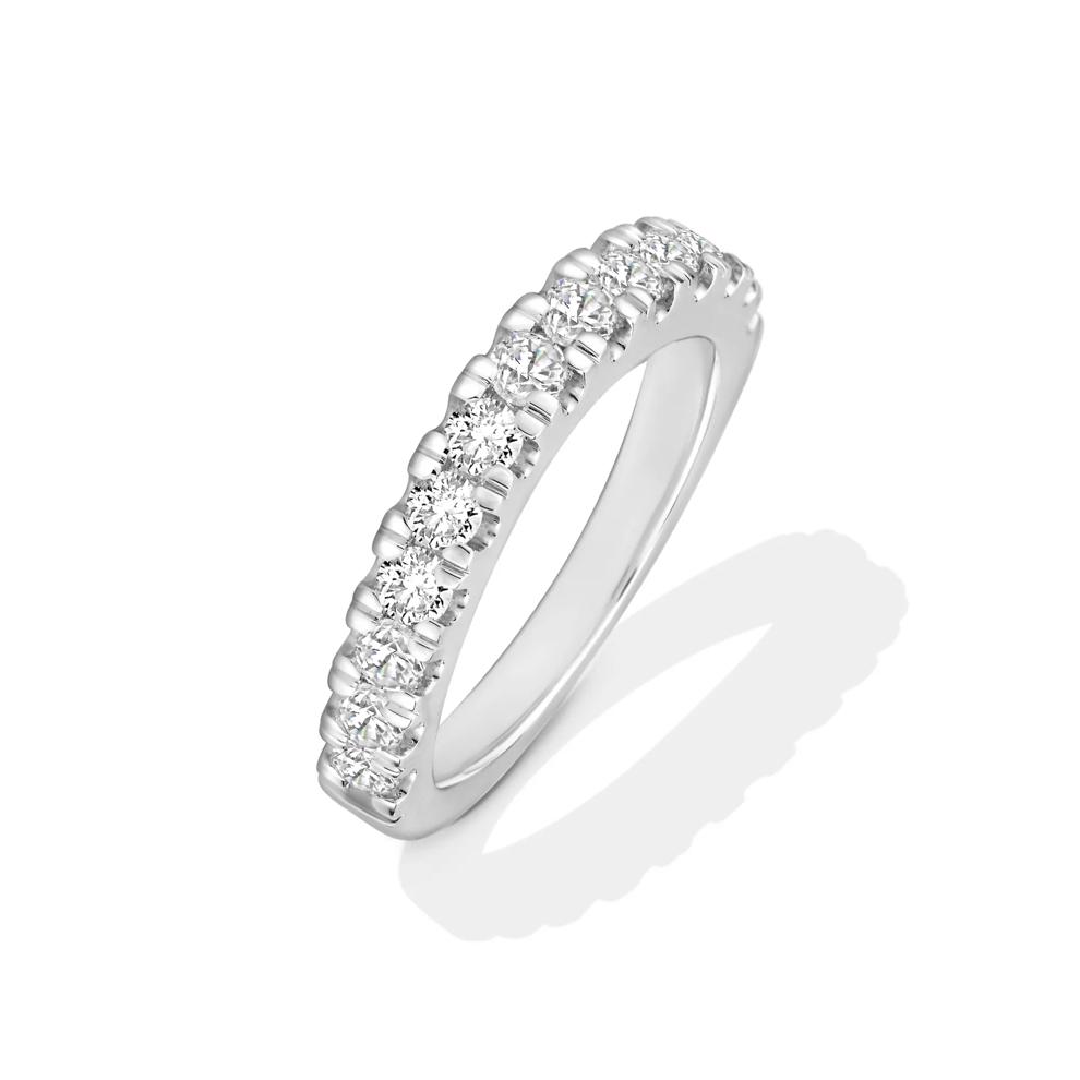 Lab Grown Diamond Round Center Engagement Set in 14K White Gold (5 ct. tw.) – Image 6 of 6