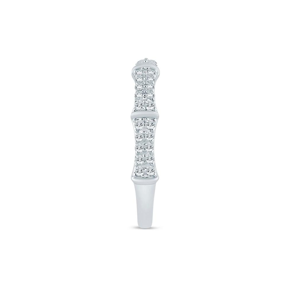 Lab Grown Diamond Anniversary Band in 14K White Gold (1/3 ct. tw.) – Image 3 of 3