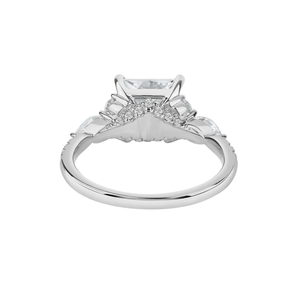 Sage Lab Grown Diamond Engagement Ring in 14K White Gold (3 3/4 ct. tw.) – Image 4 of 5