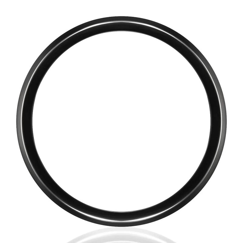 Men&#39;s Concrete Pattern Band in Black Titanium, 6.5MM – Image 2 of 3