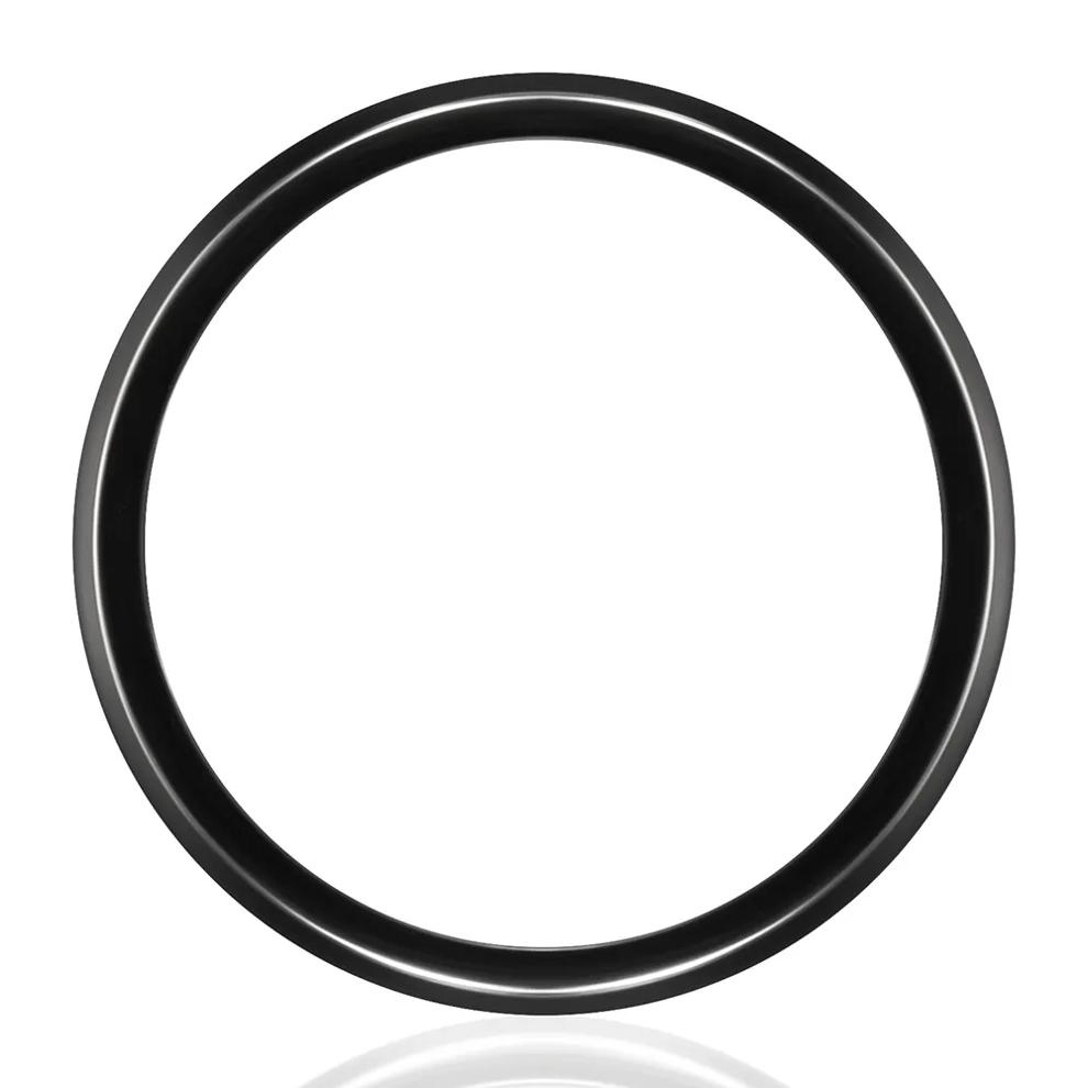 Men's Concrete Pattern Band in Black Titanium, 6.5MM – Image 2 of 3