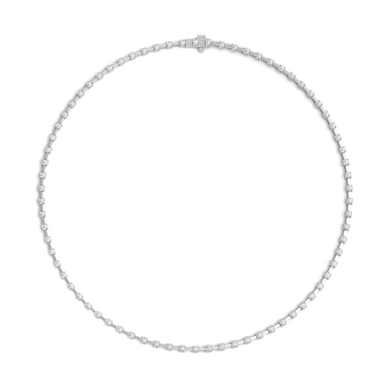 Lab Grown Diamond Necklace in 14K White Gold, 17&rdquo; &#40;14 ct. tw.&#41; – Image 1 of 3