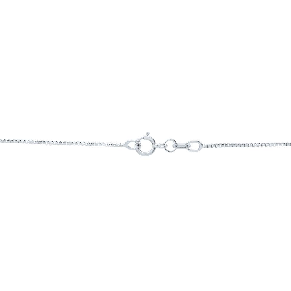 Box Chain in 14K White Gold, 20" – Image 2 of 3
