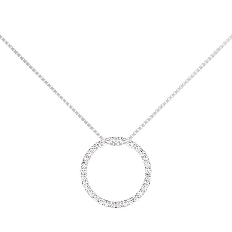 Circle of Love® 1/4 Diamond Pendant in Sterling Silver