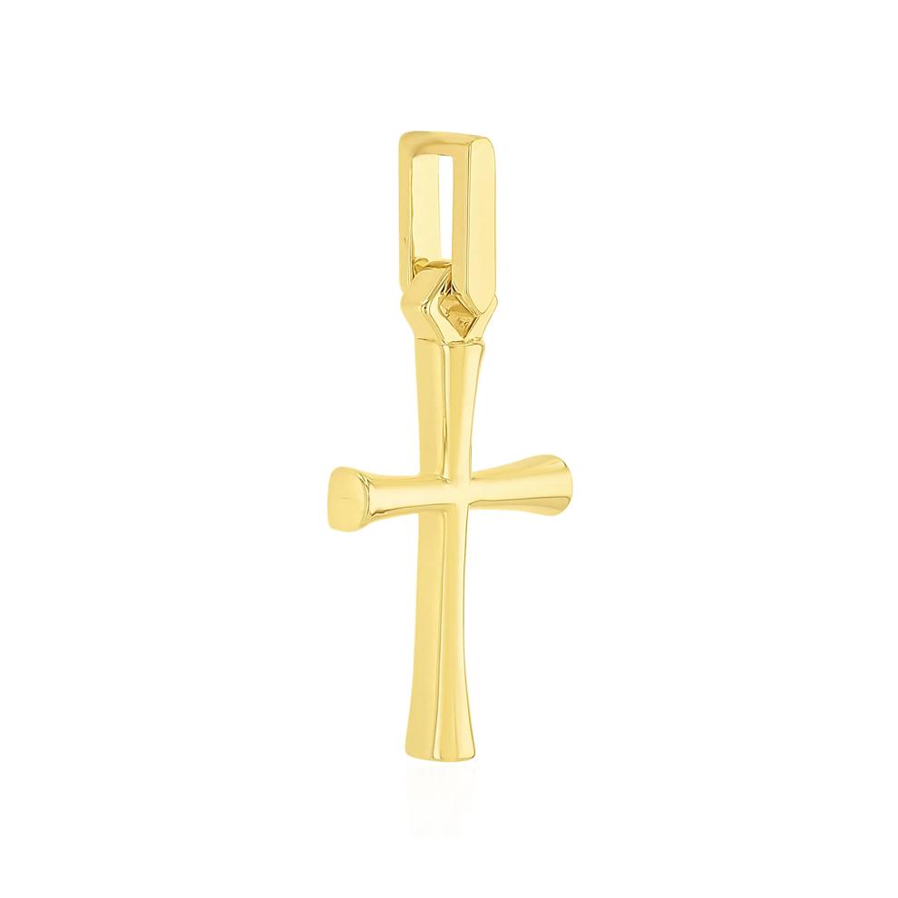Men's Cross Charm in Vermeil – Image 2 of 3