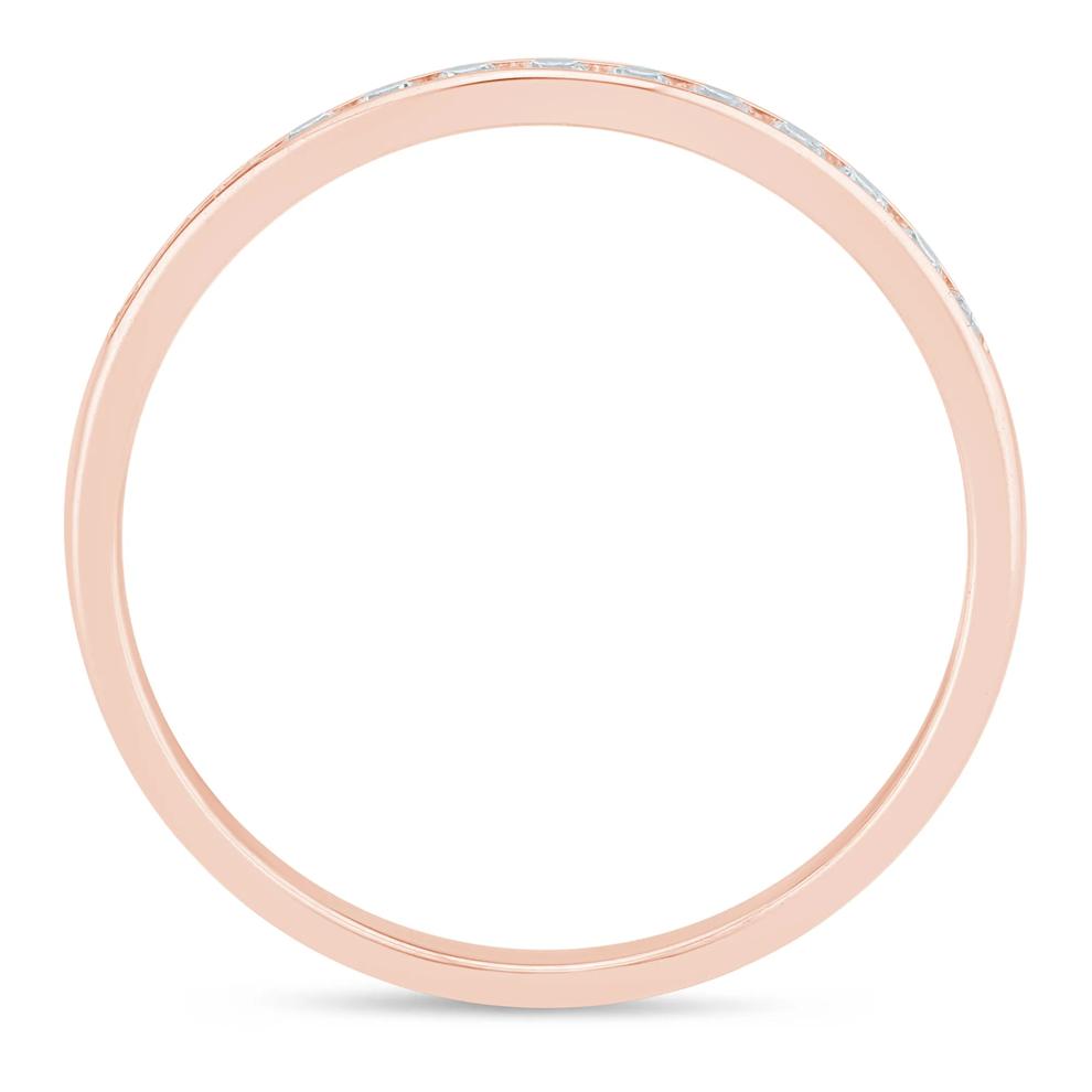 Diamond Channel Band in 14K Rose Gold (1/4 ct. tw.) – Image 2 of 3